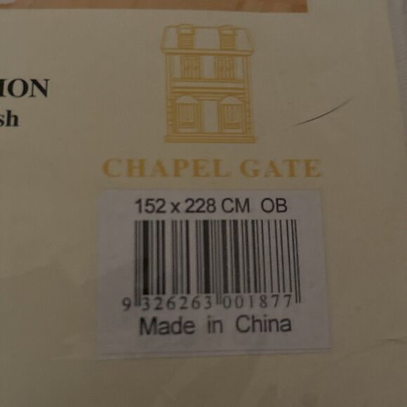 Chapel Gate 60 X 90 Inch Ivory Unstainable Tablecloth Permanent Press Square - Picture 5 of 8